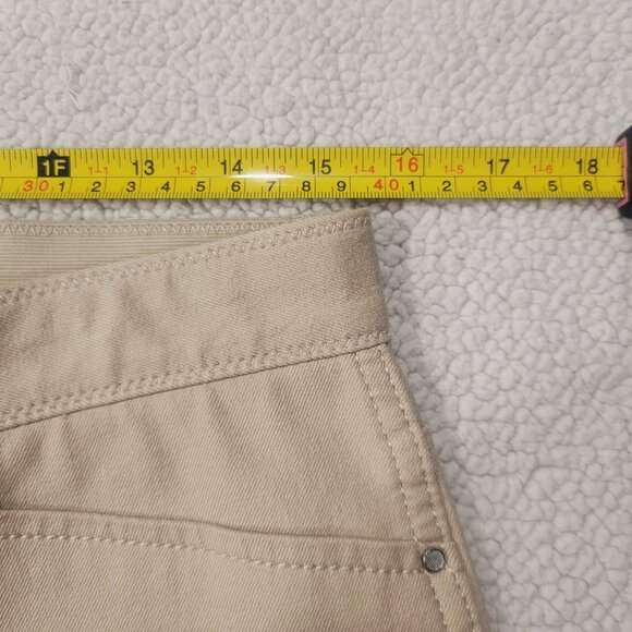 Chico's So Slimming Lt. Beige Ankle Pants Tummy Control - Size 1 (fits size 8) - Picture 6 of 12